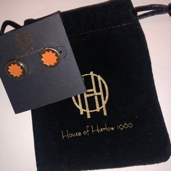 House of Harlow Orange Earrings - Picture 4 of 5
